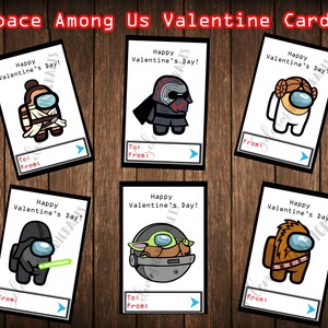 Onder ons Valentijnskaarten, Onder ons kunst, Onder ons Star Wars, Kids Valentijnsdagkaarten, Valentijnskaarten voor kinderen, Afdrukbare Valentijnskaart, Yoda