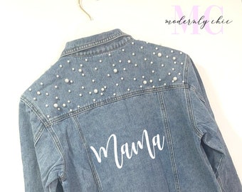 mama bear jean jacket