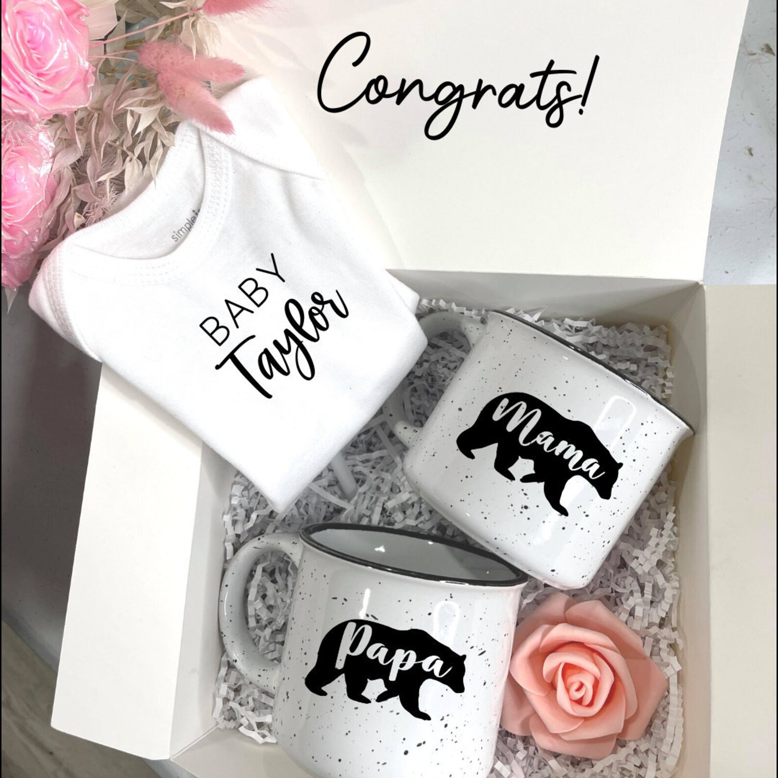 New Parent Gift. New Parents Gift Basket. Mom gifts. Dad Etsy