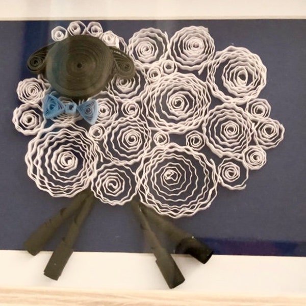 Quilled Sheep Etsy UK