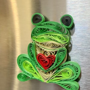 Whimsical Frog Magnet