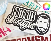 Personalized Vinyl Decals, Personalized Sticker Decals, Cup Decals, Mug Decals, Glass Decals, Laptop Decal, Custom Vinyl names