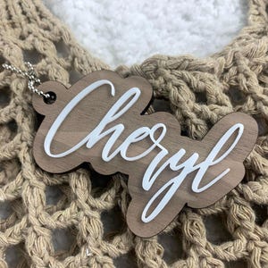 Porte-nom, personnalisé, cadeau de Noël, demoiselles d'honneur, cadeau, porte-nom, marque-page, siège de table, cadeau d'invité, siège d'invité