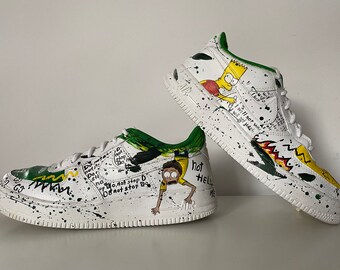 air force 1 simpsons custom