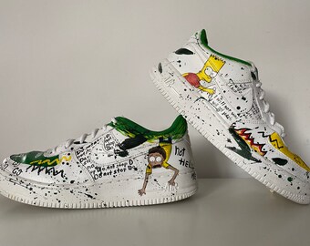 nike air force bart simpson