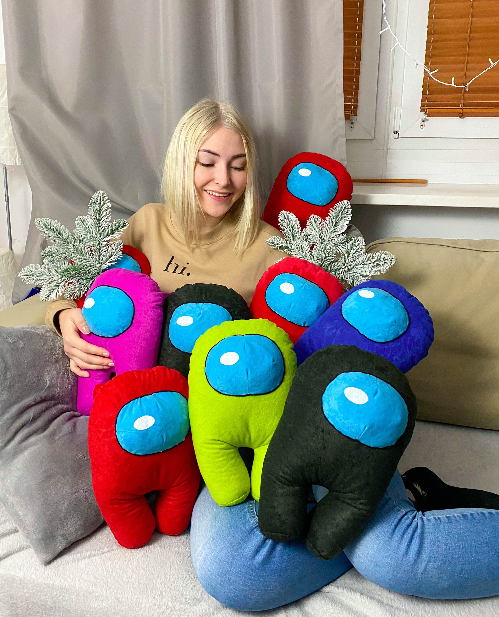 personalized among us plush