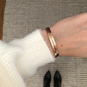 Quote Jewellery - If You Can You Must - Gold Plated Bracelet