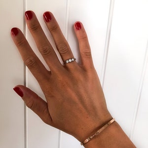Quote Jewellery - Face It When It Comes - Plated Bracelet