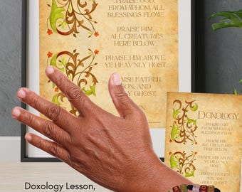Doxology Printable & Bracelet Craft | Kids Christian Activity (PDF Download)