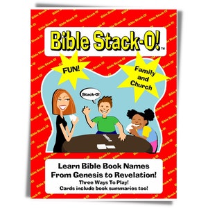 Bible Card Game, Family Game Night, Books of the Bible, Christian Card Game, Old and New Testament, Sunday School, Children's Church Game