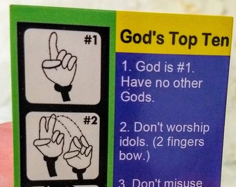Ten Commandments Bookmarks Pack | Memorize the Commandments | God Rules | Teach Children the Ten Commandments | Sunday School Bible Clubs