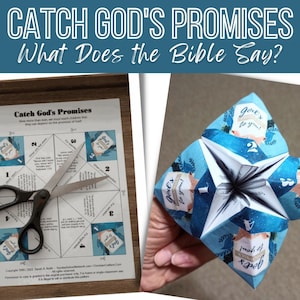 God's Promises of the Bible Craft Teach Children Sunday School Activity Kids Ministry Bible Lesson Craft Bible Club VBS Christian Crafts