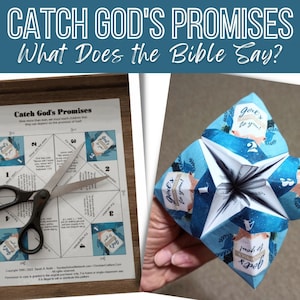 Promises of God Bible Craft Teach Children Sunday School Activity Kids Ministry Bible Lesson Craft Bible Promises Club VBS Christian Crafts