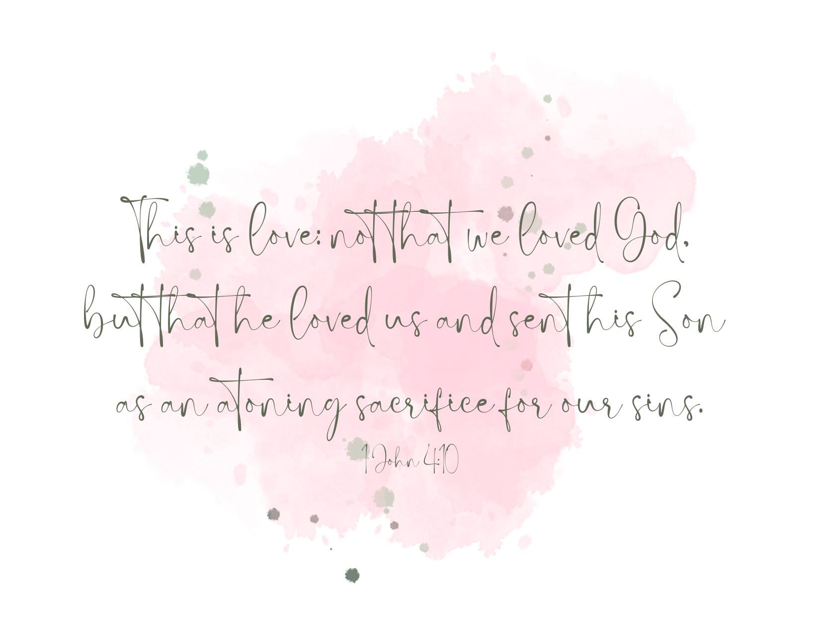 Christian Scripture Note Cards: Love Bible Verse Greetings (PDF) - Etsy