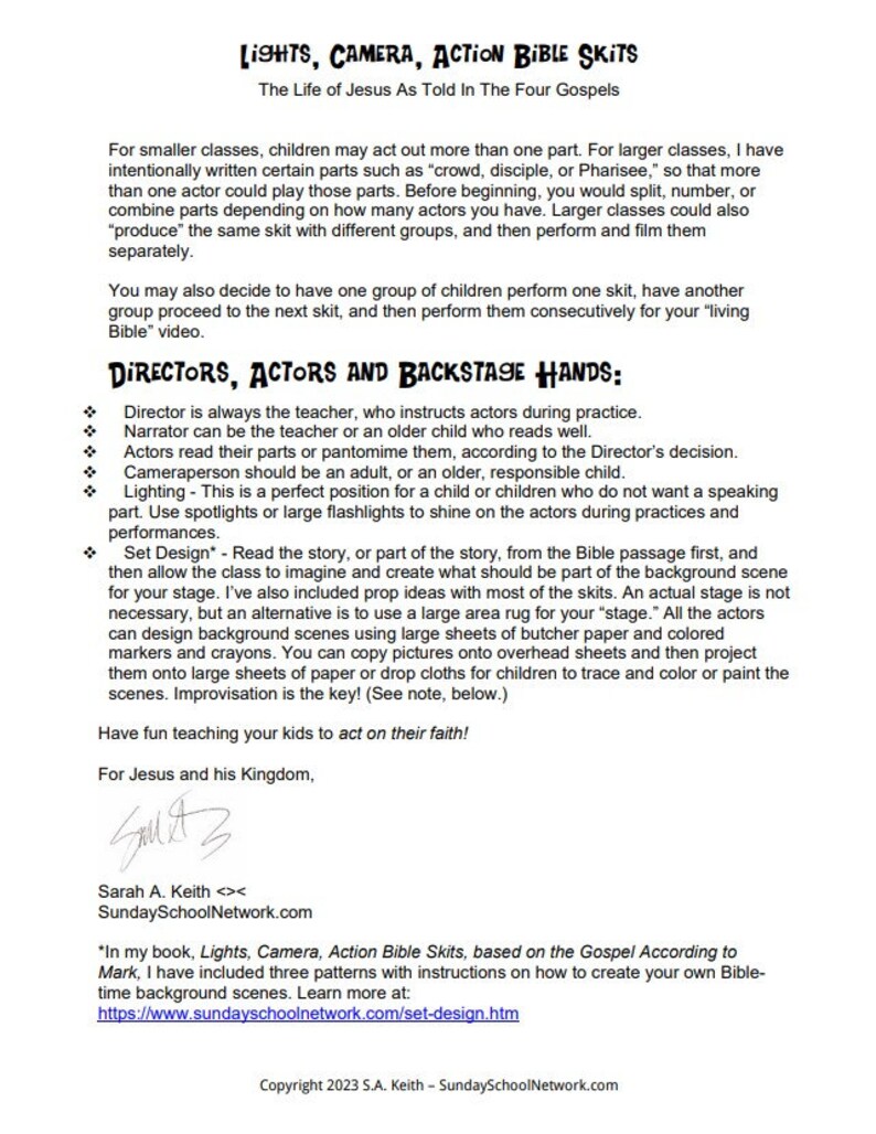 Life of Jesus Bible Skits: 25 Gospel Skits for Children's Ministry - Etsy