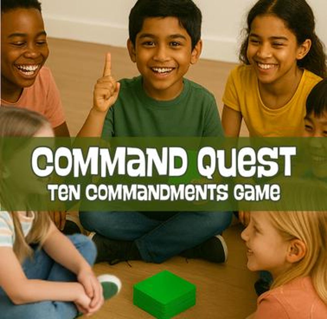 Ten Commandments Bible Game: Command Quest for Sunday School (PDF ...