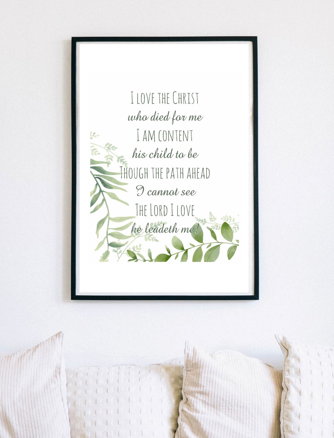 Inspirational Wall Art  Christian Poetry  Christian Gifts  image 0