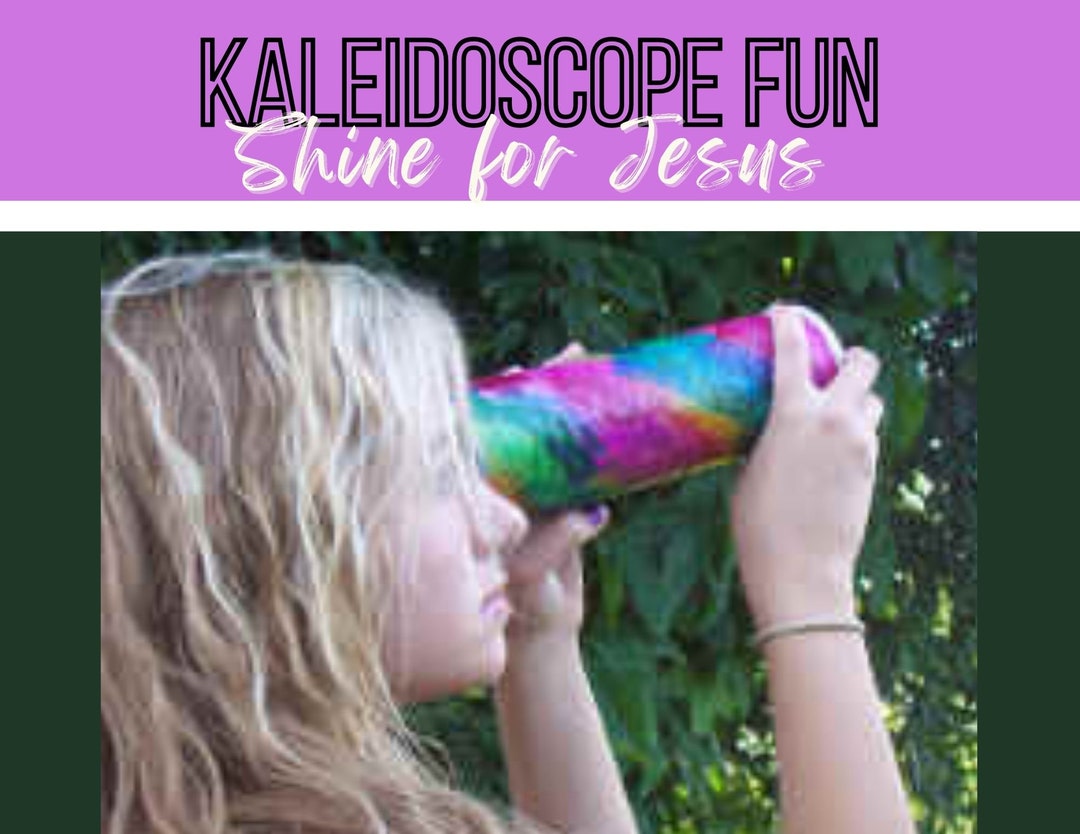 Bible Craft Kaleidoscope Jesus the Light of the World VBS Shine Jesus
