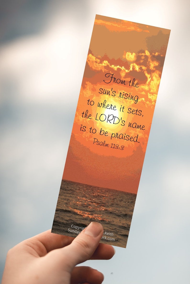 Lords Prayer & Psalms Bookmarks Inspirational Scripture Verses Christian Book Club Gifts Printable Bible Study Bookmark Our Father image 4