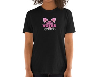 MEOW Vote Counts Short-Sleeve Unisex T-Shirt