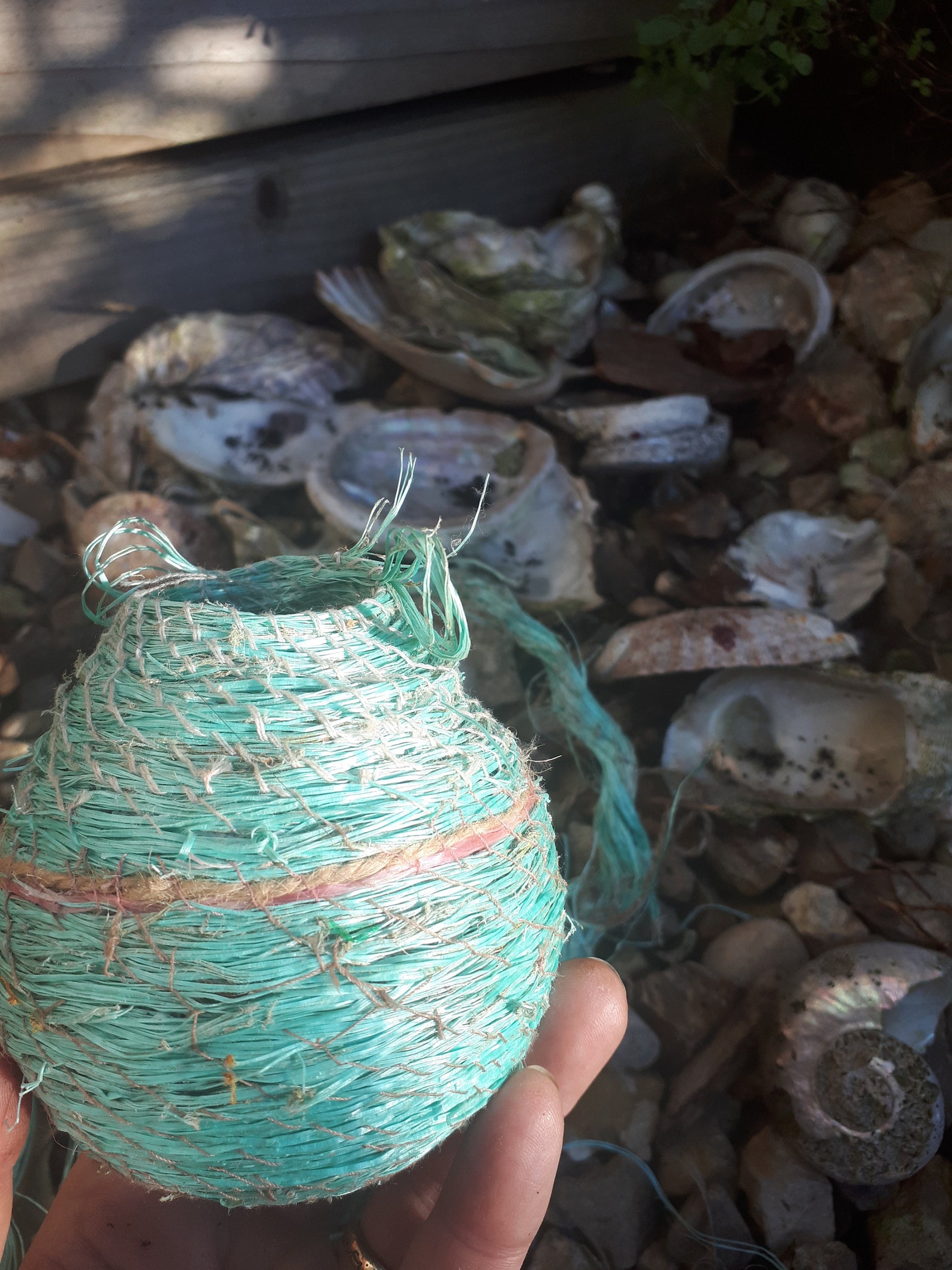 Recycled Fishing Net Vase Etsy India