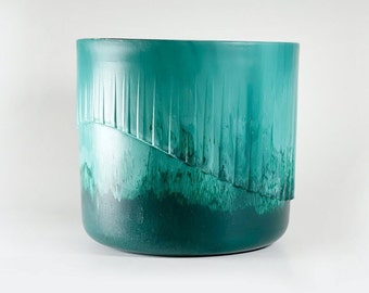 Recycled Ocean Plastic Plant Pot - SEA CHANGE - Sea Green