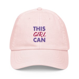 Esta chica puede pastel sombrero de béisbol