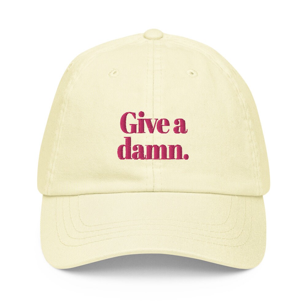 Give a Damn Pastel baseball hat