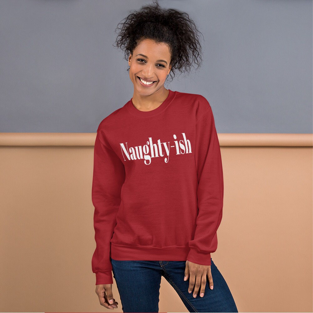 Naughty ish sweater sale