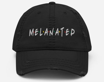 Melanerad Distressed Dad Hat