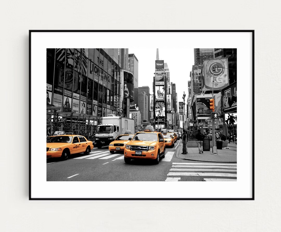 New York Times Square Printable, Cityscape Photography Wall Decor ...
