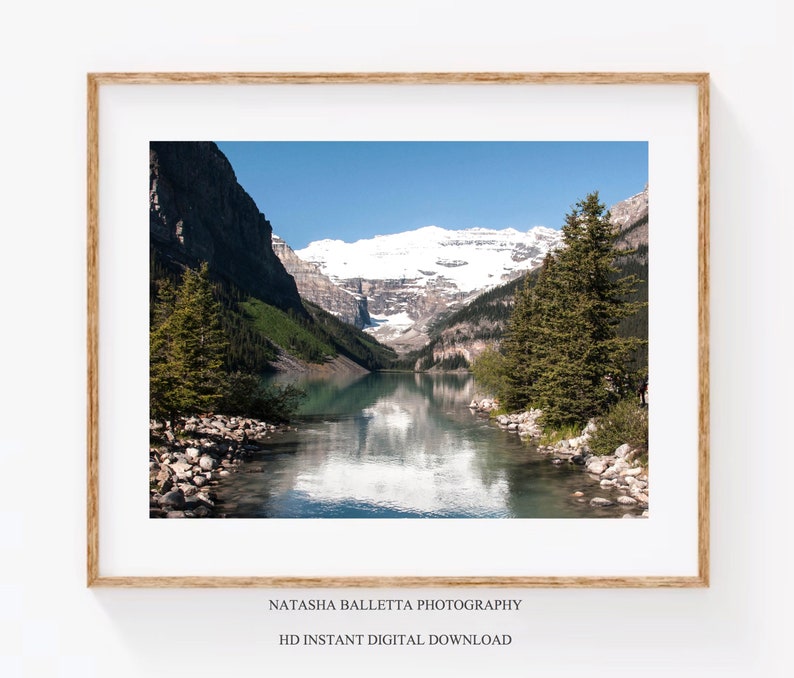 Lake Louise Photography Print, Canadian Rockies Wall Art, Mountain ...