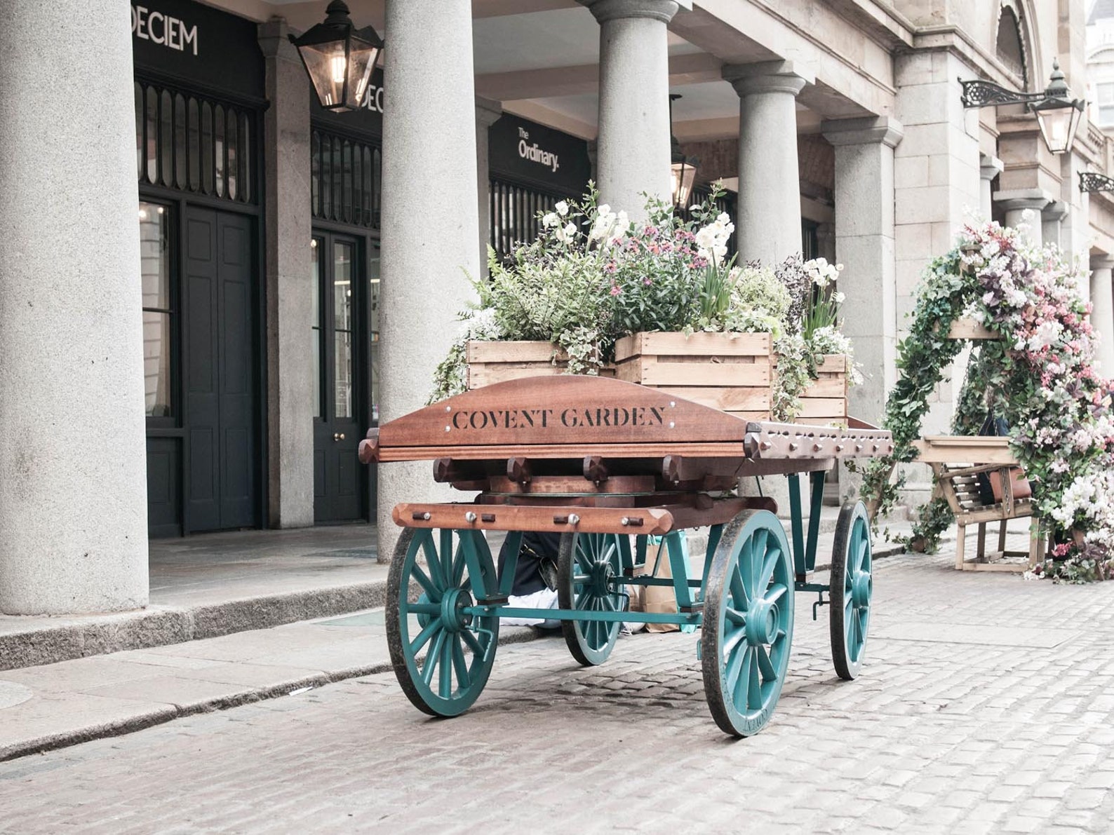 Covent Garden Print Covent Garden Flower Cart Printable Etsy