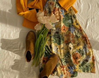 midi skirt outfit 80