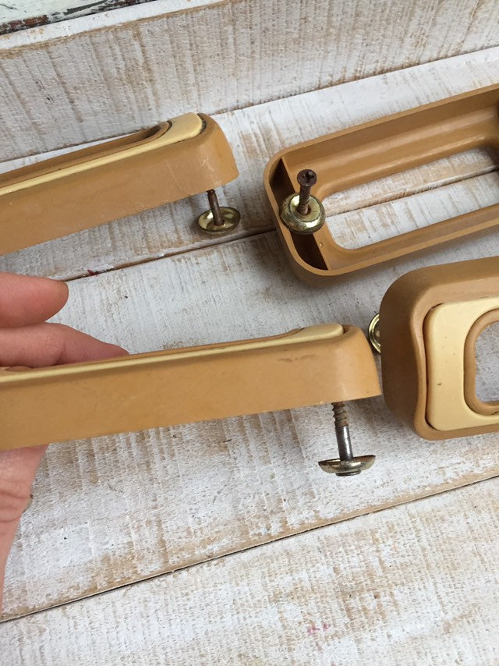 Vintage plastic furniture handles/pulls price for 1 drawer Etsy