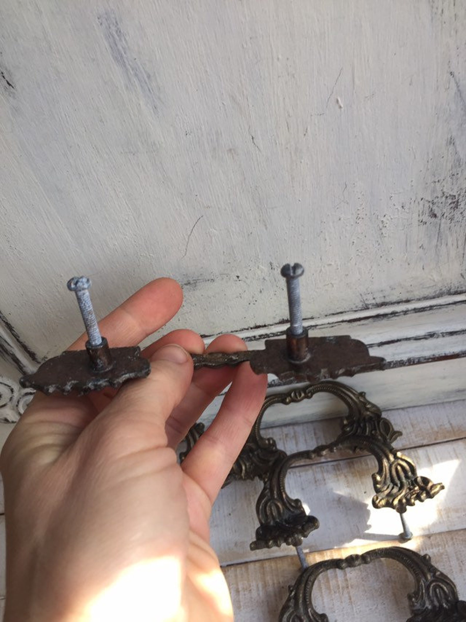 Vintage chest handles 5 piece price for one Decorative Etsy