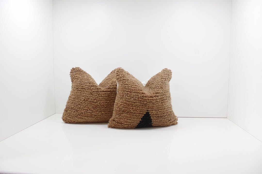 Ddp_set of 2 Vintage Moroccan Pillows 100% Wool,absolutely Gorgeous ...