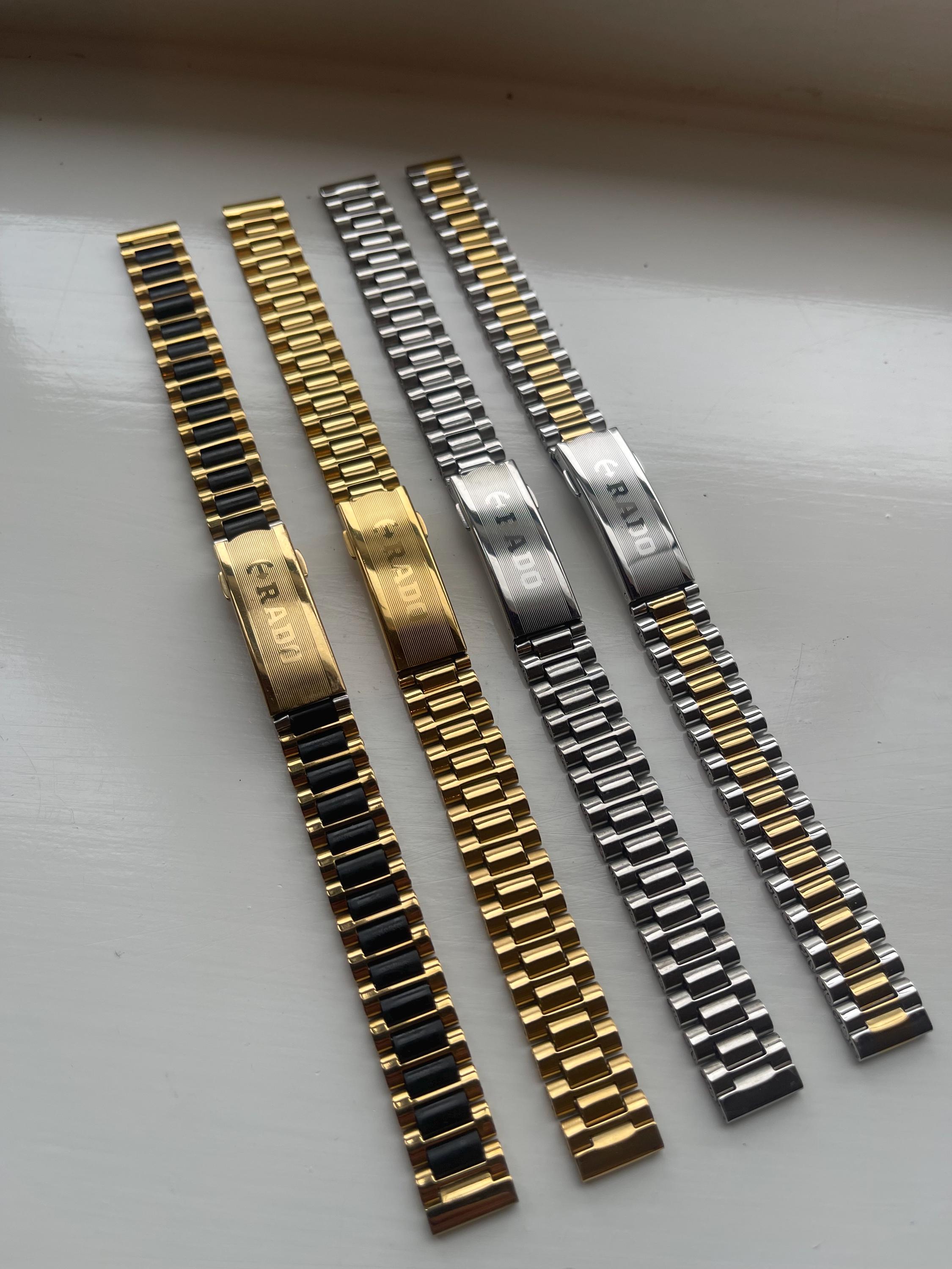 RADO 金属製時計バンド 複数セット Ladies RADO Diastar 12mm Strap Band Bracelet With Four Colours to