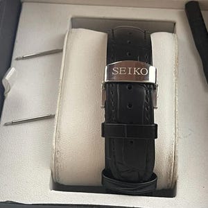 Bracelet montre en cuir noir croco 18 mm 20 mm 22 mm Bracelet avec boucle déployante papillon en acier inoxydable
