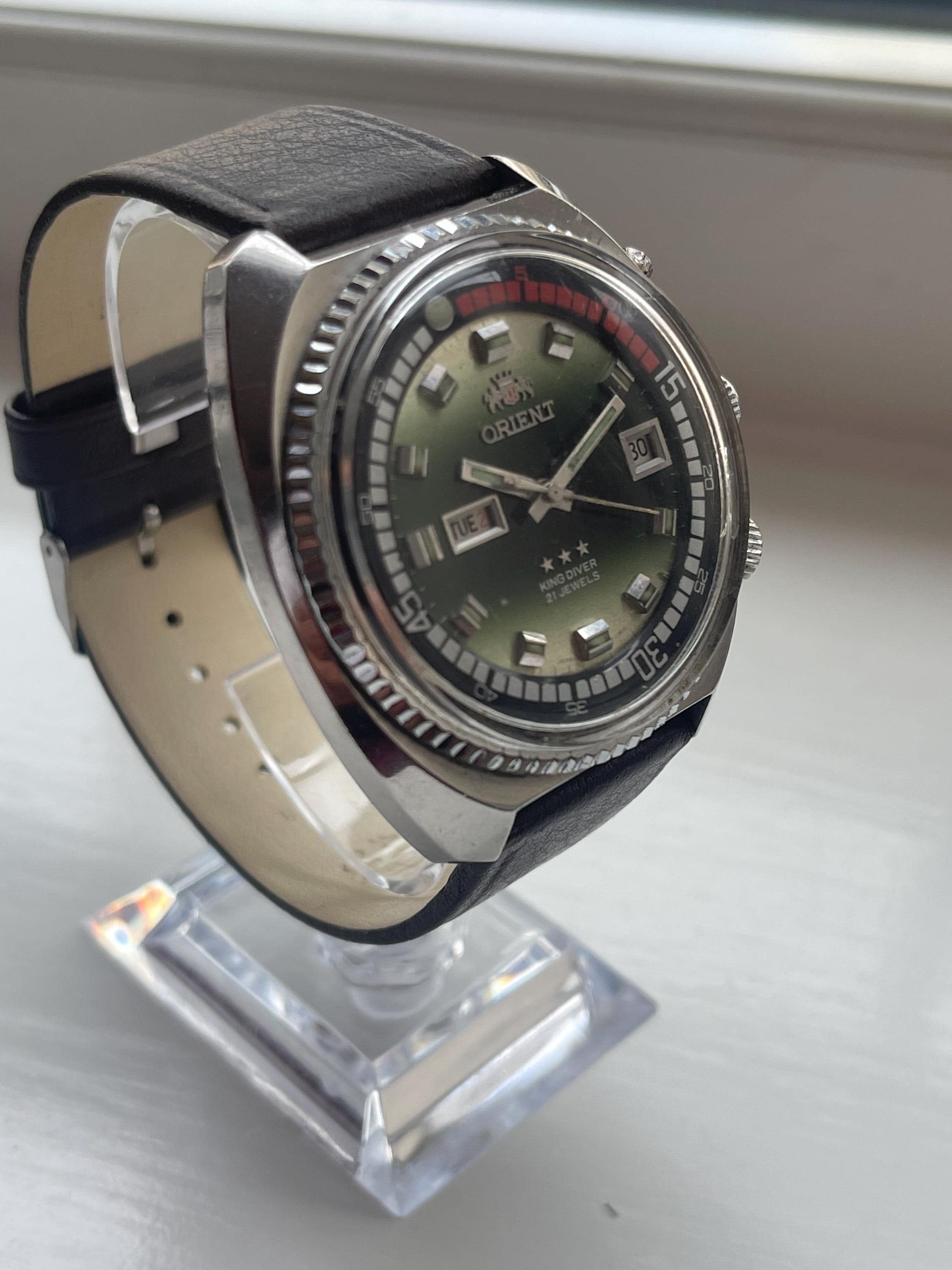 Orient King Diver Day Date Sub 40 Mt, 1980 - Vecchio E Bello - Foto 4