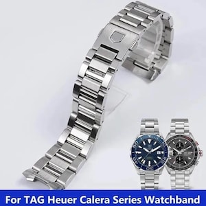 Pasek ze stali nierdzewnej do zegarka TAG Heuer Carrera - 22 mm 24 mm