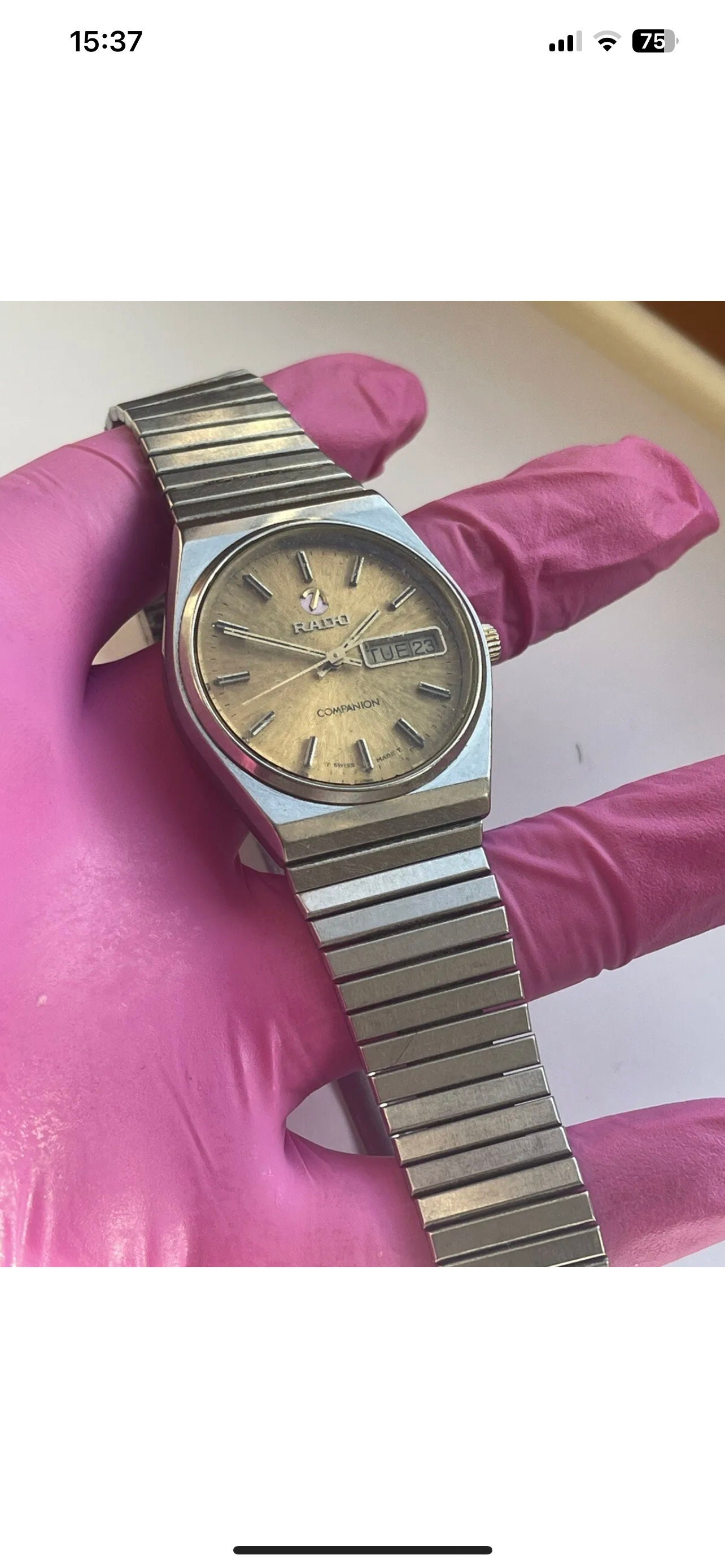 Vintage Rado Companion Automatic Watch With Day/date - Etsy