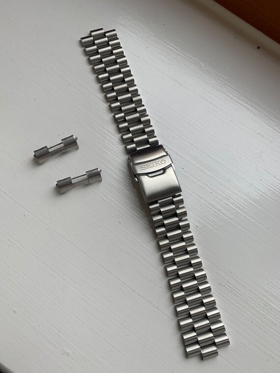 SEIKO 22mm President Stainless Steel Strap/bracelet/ Band With - Etsy