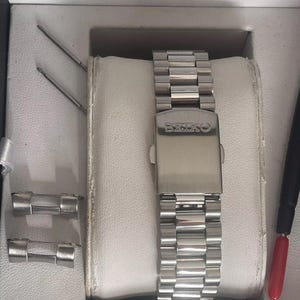 18mm 19mm 20mm for seiko jubilee stainless steel strap / band/ bracelet with curved lug ends + free tools