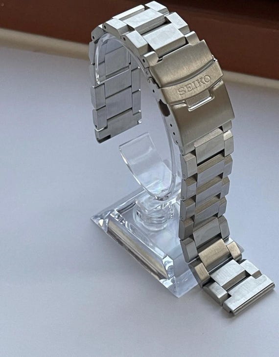 Cinturino seiko acciaio 22 mm best sale