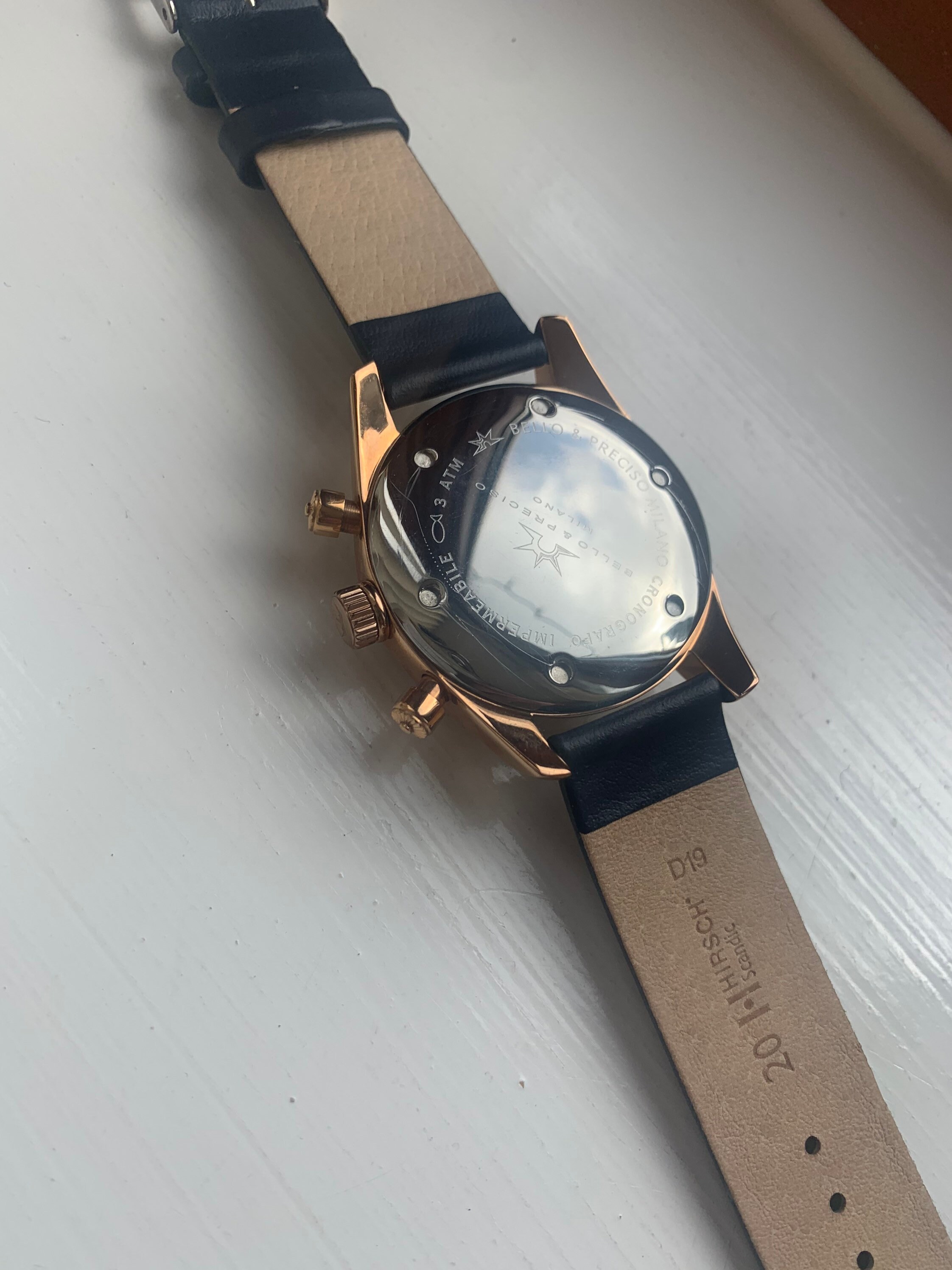 美しい Bello & Preciso Milano メンズ腕時計 クォーツ ブルー