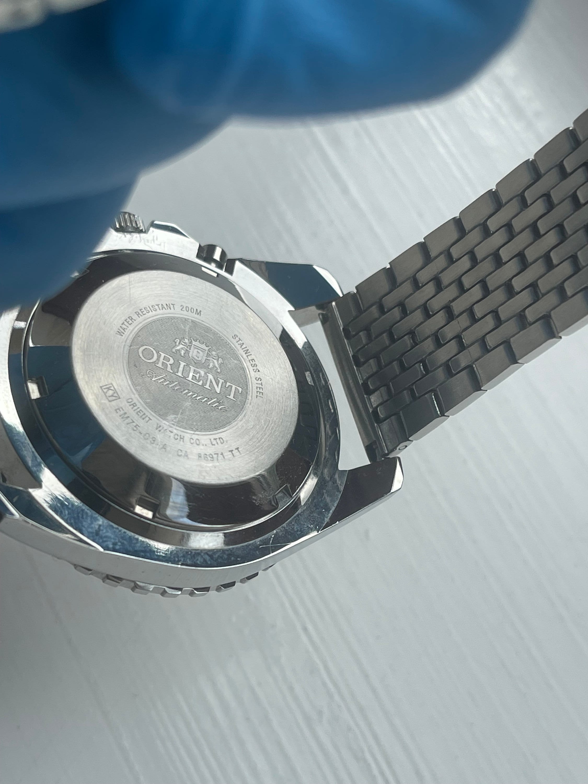 Orient EM75 Water Resist 200m Automatic Watch Case 45mm BARGAIN A32 Etsy