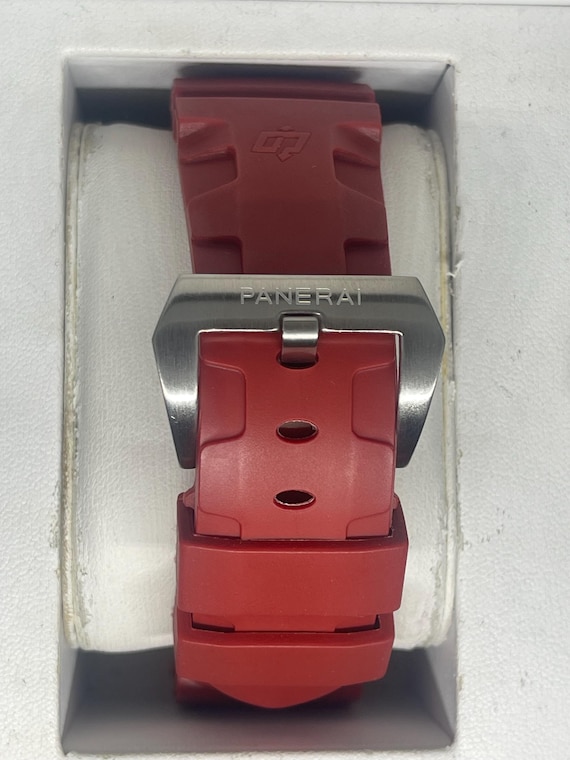 PANERAI OFFICINE ラバーベルト レッド オフィチーネ パネライ PAM 用