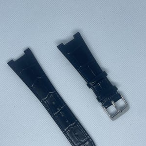 Genuine Leather Watch Band Strap 25mm for Patek Philippe Nautilus 5711 5712G
