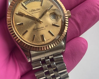 FELCA Sportmaster XX automatische snelle dagdatum heren vintage horloge w13